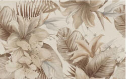 CERAMIKA KOŃSKIE Dekorcsempe, Oliver Design Stella Brown Flower Barna 25x40
