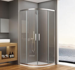 SAPHO Zuhanykabin, Sapho BRUCKNER BORG 751.090. 1 íves zuhanykabin, 900x900x1950mm - mozaikkeramia
