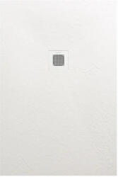 AREZZO design Zuhanytálca, AREZZO design SOLIDSoft zuhanytálca 120x80 cm, FEHÉR, színazonos lefolyóval (2 doboz - mozaikkeramia
