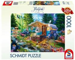 Schmidt Spiele 1000 db-os puzzle - With the Caravan in the Mountains, Jeff Haynie (58575) (58575)
