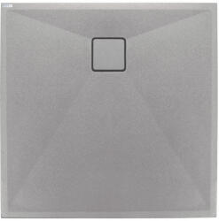 Deante Zuhanytálca, Deante Correo szögletes, gránit zuhanytálca, metálszürke 90x90 KQR_S41B - mozaikkeramia