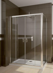 Radaway Zuhanykabin, Radaway Premium Plus DWD+S 160x100 átlátszó üveggel - mozaikkeramia