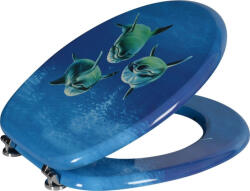 SAPHO Wc tető, Aqualine Funny delfin HY-S115 - mozaikkeramia