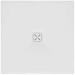 Kolpa San Zuhanytálca, Kolpa San 596010 Lerock Zero 90x90 padlószintbe beépíthető - mozaikkeramia