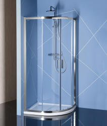 SAPHO Zuhanykabin, Sapho Polysan EASY LINE íves zuhanykabin, 120x80 cm, L/R, transzparent üveg EL2315 - mozaikkeramia