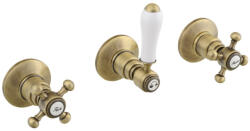 SAPHO Falba süllyesztett csaptelep, Sapho ANTEA zuhany 2 irányú bronz SET305-106 - mozaikkeramia