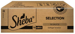 Sheba 144x85g Sheba Selection szószban szárnyasválogatás nedves macskatáp - zooplus - 30 312 Ft