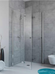 Radaway Zuhanykabin, Radaway Fuenta KDD B szögletes zuhanykabin 90x80 átlátszó - mozaikkeramia