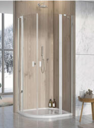 Radaway Zuhanykabin, Radaway Nes PDD II íves zuhanykabin 100x90 átlátszó - mozaikkeramia