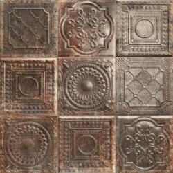 Mainzu Csempe, Mainzu TIN-TILE RUSTY NERO 20X20 - mozaikkeramia