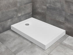 Radaway Zuhanytálca, Radaway Doros Stone F szögletes zuhanytálca előlappal 100x80 fehér, ajándék szifonna - mozaikkeramia