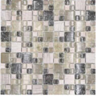 Aita Mozaik, Aita Fizz Taupe Cubic 30, 5x30, 5 - mozaikkeramia