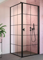 Radaway Zuhanykabin, Radaway Nes Black KDJ I Factory 90x70 jobbos - mozaikkeramia