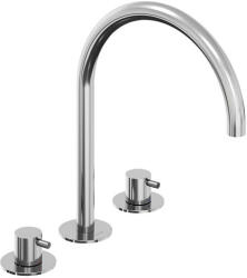 RAVAK Mosdó csaptelep, Ravak Espirit ES 018.00CR Álló mosdó csaptelep, 3 furatos 270 mm, leeresztő nélk - mozaikkeramia