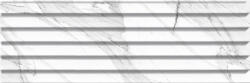 Valore Csempe, Valore CARRARA RELIEVE STRIPE BLANCO BRILLO G 20x60 - mozaikkeramia