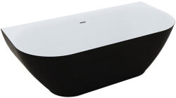 M-Acryl Kád, M-Acryl Rose kád 168x82 cm fekete/fehér - mozaikkeramia