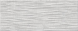 Zalakerámia Csempe, Zalakerámia CONCRETO LIGHT GREY 3D WAVY 20X50 ZAL-ZBD53074