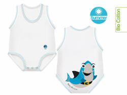 J Bimbi kombidressz 0-36 hó biopamut Summer Sealife Blue Fish 10869 - babycenter-online
