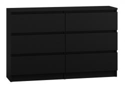Nidilio M6 120 2X3 Komód - Fekete