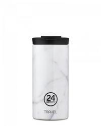 24Bottles 600 ml Dupla Falú Termosz Bögre Carrara