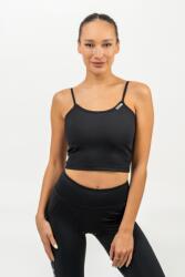 NEBBIA High-Support Crop Tank TIMELESS 474 - black (S) - NEBBIA