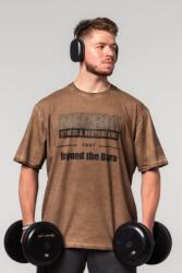 NEBBIA Washed-off Oversized T-shirt HERITAGE 355 - light brown (L) - NEBBIA