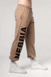 NEBBIA Gym melegítőnadrág Baggy Style GYM BRO 365 - light brown (M) - NEBBIA