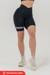 NEBBIA High waisted leggings rövidnadrág 9″ SNATCHED 614 - black (S) - NEBBIA