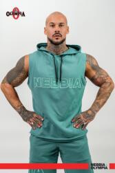 NEBBIA Sleeveless Hoodie Sweatshirt IRON BEAST 710 - green (XXL) - NEBBIA