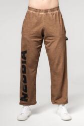 NEBBIA Washed-off Gym melegítőnadrág Baggy Style GYM BRO 373 - light brown (XL) - NEBBIA
