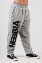 NEBBIA Iconic melegítőnadrág BEAST MODE-ON 198 - light grey (XXL) - NEBBIA