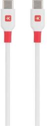 SKROSS Töltőkábel, USB-C/USB-C, 1, 2m, SKROSS, fehér (SKTK0008C) - primatinta