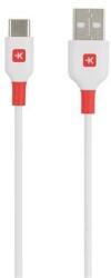 SKROSS Töltőkábel, USB-A/USB-C, 1, 2m, SKROSS, fehér (SKTK0002A) - primatinta