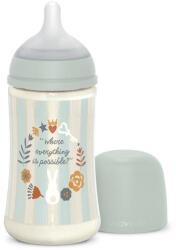 Suavinex Wonderland fiziológiai, M 270 ml, zöld