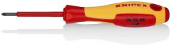 KNIPEX Отвертка PZ 0, VDE 1000V жълто-червена ръкохватка 162мм, Knipex (K982500) - xmall