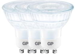 GP 087427 LED Reflektor Izzó - 3, 7 W, 230 Lm, 2700K, GU10, 3 db, Meleg Fehér (740GPGU10087427B3)
