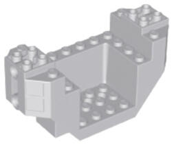 LEGO® Alkatrészek (Pick a Brick) Világos kékesszürke 4 x 10 x 4 Star wars Tie vadász pilótafülke 6253093 (6253093)