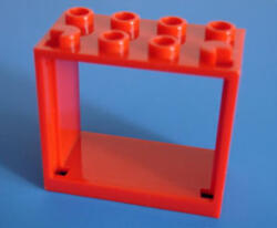 LEGO® Alkatrészek (Pick a Brick) Piros 2 x 4 x 3 ablakkeret 60598 (60598)