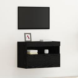 vidaXL TV стенен шкаф 60 x 30 x 40 см Черен дъб Инженерна дървесина (862210)