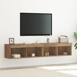 vidaXL Комплект ТВ шкаф 2 бр. Дъб Инженерна дървесина (862203)