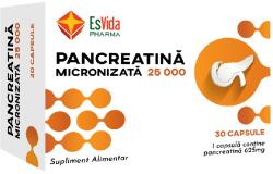 Esvida Pharma Pancreatina Micronizata, 25000, 30 capsule, Esvida Pharma