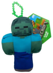PMI Minecraft plüss Kulcstartó - Zombie (13cm) (MC7004_Zombie)