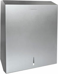 Green Clean Hajtogatott kéztörlő adagoló 400/600 db C/Z papírhoz, maxi, Classic, r. m. acél, Silk Touch ujjlenyomatmentes