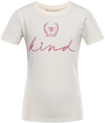 Alpine Pro Ecomo 2 gyerek póló Gyerek 152-158 / fehér