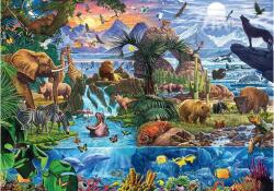 Schmidt Spiele 58866 - Panorama of Wildlife - 1500 db-os puzzle (58866)