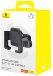 Baseus Phone Holder GoTrip Series for Bike, Scooter, Moped (5.7 - 7.2 inch), Black (C40572301111-01) (C40572301111-01) - pcone