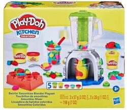 Hasbro Play-Doh Swirlin' Smoothies turmixgép 5 tégely gyurmával játékszett (F9142)