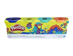 Hasbro Play-Doh 4 db-os gyurma készlet - vad színek (B5517-E4867)
