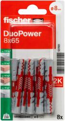 Fischer DuoPower kétkomponensű nylon dübel 8 x 65 K - csavar nélkül, bliszteres, 8 db/csomag (537651) - praktikuskft