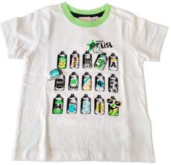 Chicco Boys Tee White/Green - dress4less